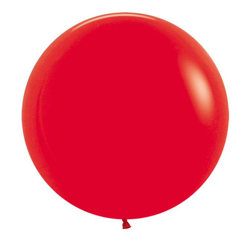 Red Giant 90cm Round Balloon