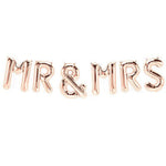 Rose Gold 'MR & MRS' Balloons