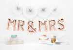 Rose Gold 'MR & MRS' Balloons