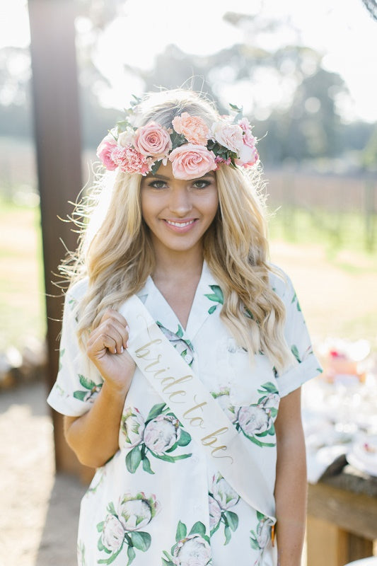 Pink Bride To Be Sash