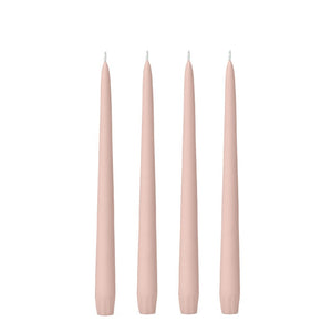 Vintage Blush Taper Candles (4 pack)