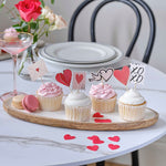 Parisian Love Cupcake Toppers (12 pack)