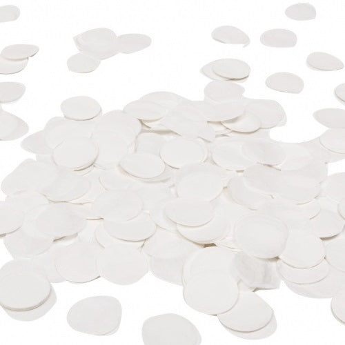 White Confetti 2cm Bulk Pack (250g)