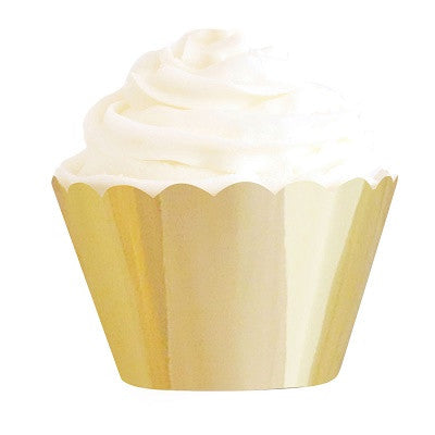 Gold Foil Cupcake Wrappers (12 pack)