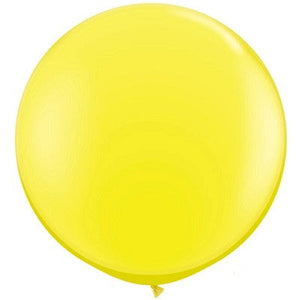 Yellow Giant 90cm Round Balloon