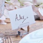Clear Acrylic Place Card Holders (4 pack)