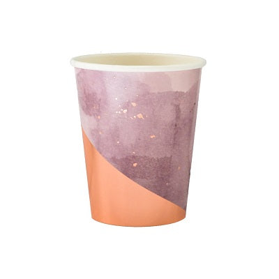 Amethyst Watercolour Cups (8 pack)