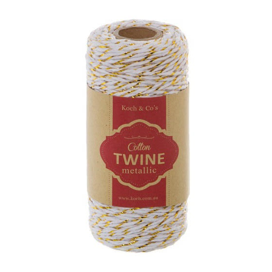 Gold Shimmer Bakers Twine (100m)