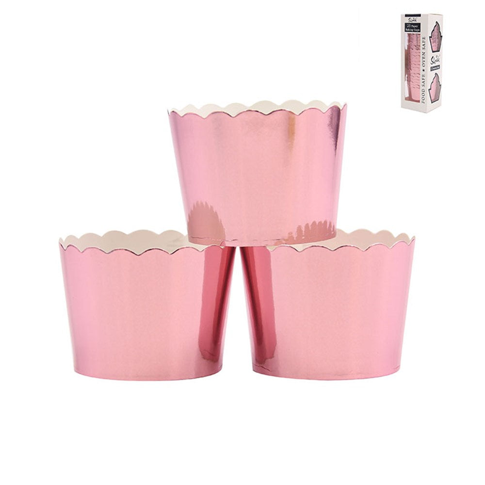 Rose Gold Foil Baking Cups (25 pack)