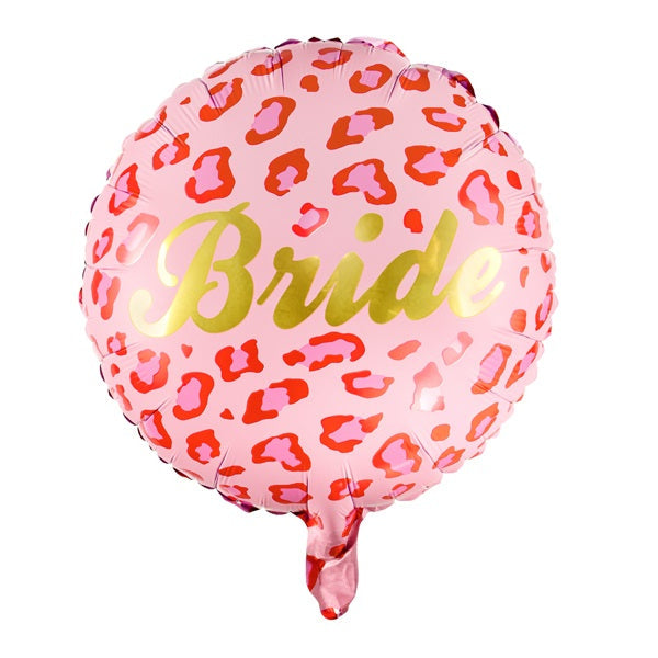 Pink Leopard Bride Balloon