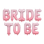 Pink 'BRIDE TO BE' Balloons