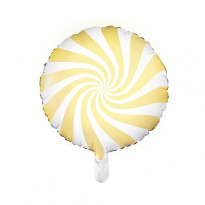 Yellow Candy Swirl Balloon