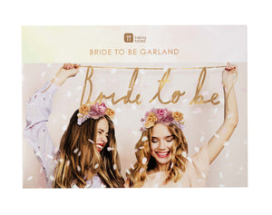 Rose Gold Bride To Be Garland