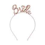 Rose Gold Bride Headband