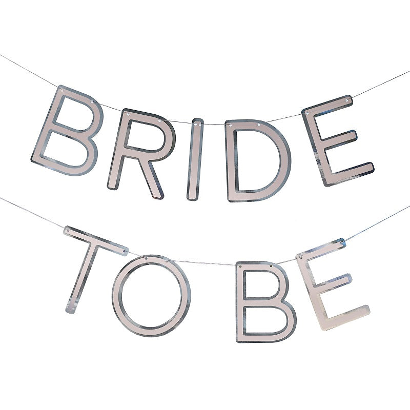 Silver Bride To Be Garland