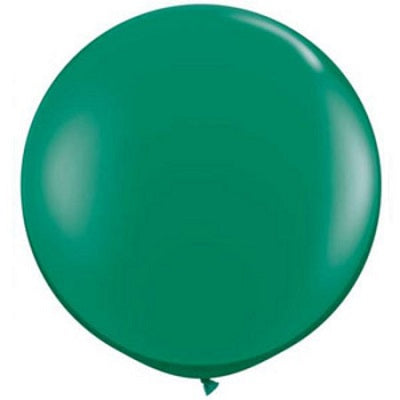 Jewel Emerald Green Giant 90cm Round Balloon