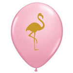 Pink & Gold Flamingo 28cm Balloon