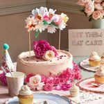 Flower Bouquet Cake Topper