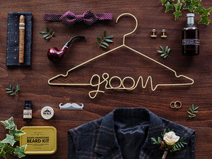 Gold Groom Hanger