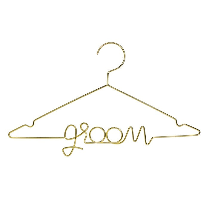 Gold Groom Hanger