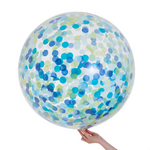 Handsome Jumbo 90cm Confetti Balloon