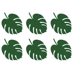 Green Monstera Leaf Place Cards (6 pack)