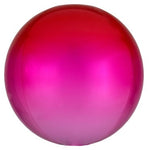 Ombre Red Pink Orbz Balloon
