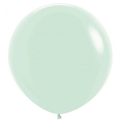Matte Pastel Green Giant 90cm Round Balloon