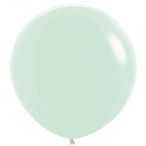 
                
                    Load image into Gallery viewer, Matte Pastel Green Giant 90cm Round Balloon
                
            