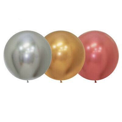 Rose Gold Reflex 60cm Round Balloon