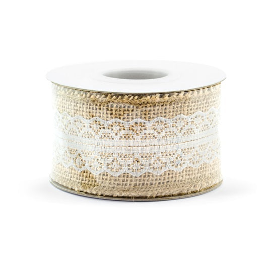 Jute & Lace Ribbon – Hitched