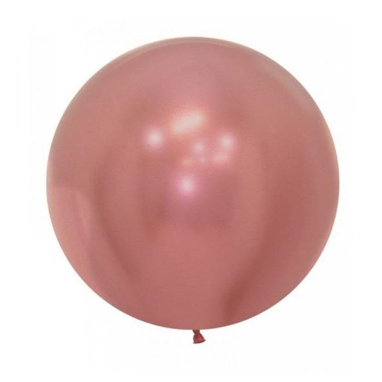 Rose Gold Reflex 60cm Round Balloon