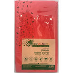 Red Eco Paper Tablecover