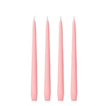Coral Taper Candles (4 pack)