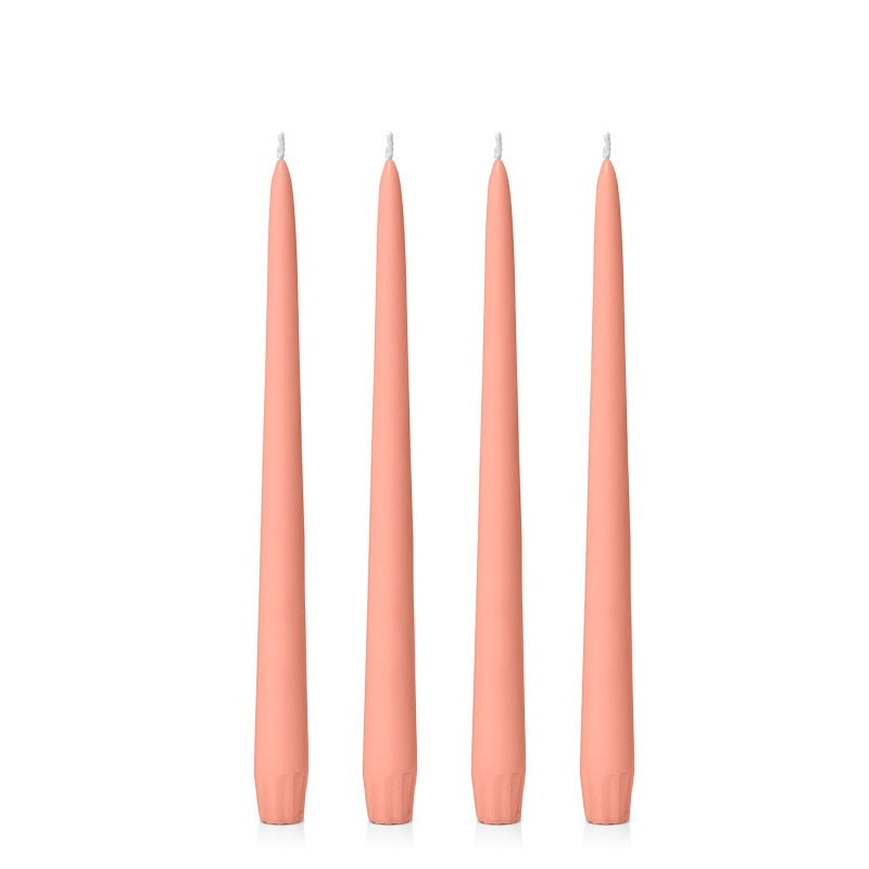 Peach Taper Candles (4 pack)