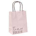 Pink Team Bride Favour Bags (5 pack)