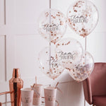 Team Bride Confetti Balloons (5 pack)