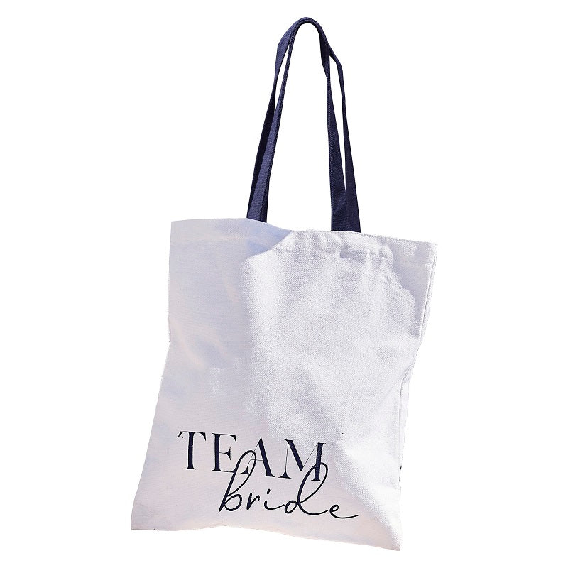 Black & White Team Bride Tote Bag