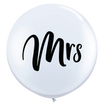 Mrs White Giant 90cm Balloon