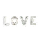Silver Giant 'LOVE' Balloons
